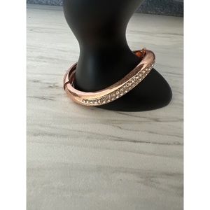 Crystal Hinged Bangle Bracelet